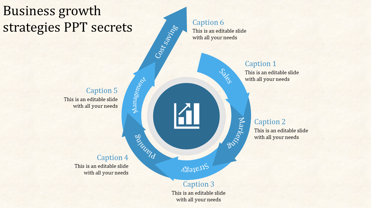 business growth strategies ppt-6-blue